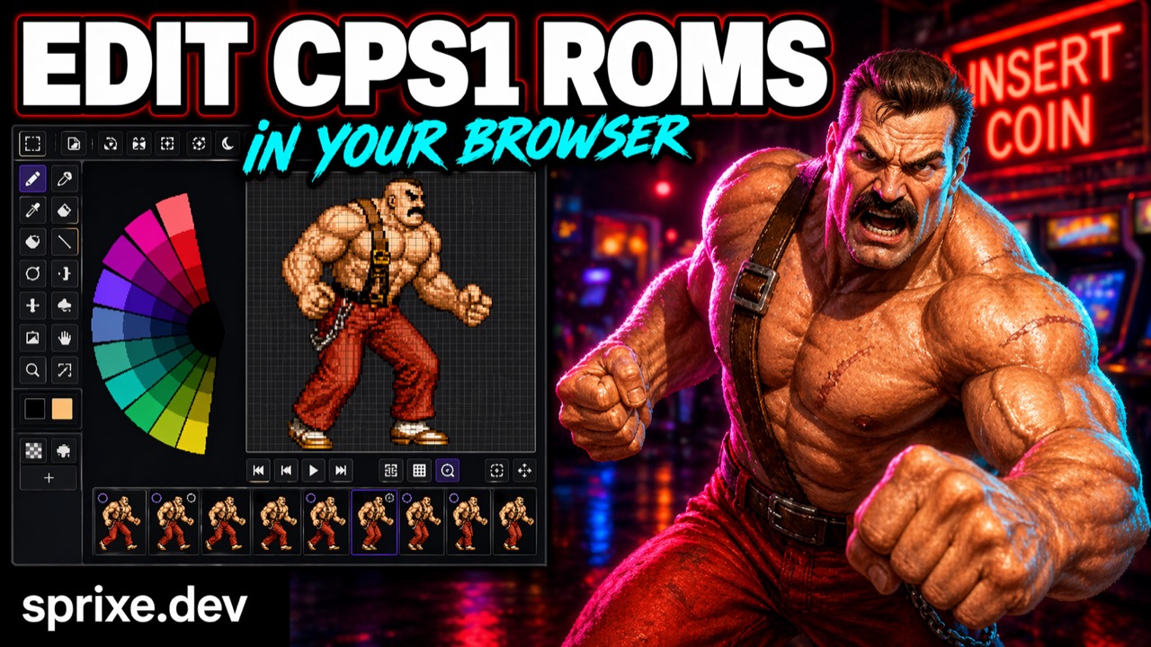 Edit CPS1 ROMs in your browser — Sprixe CPS1 Lab